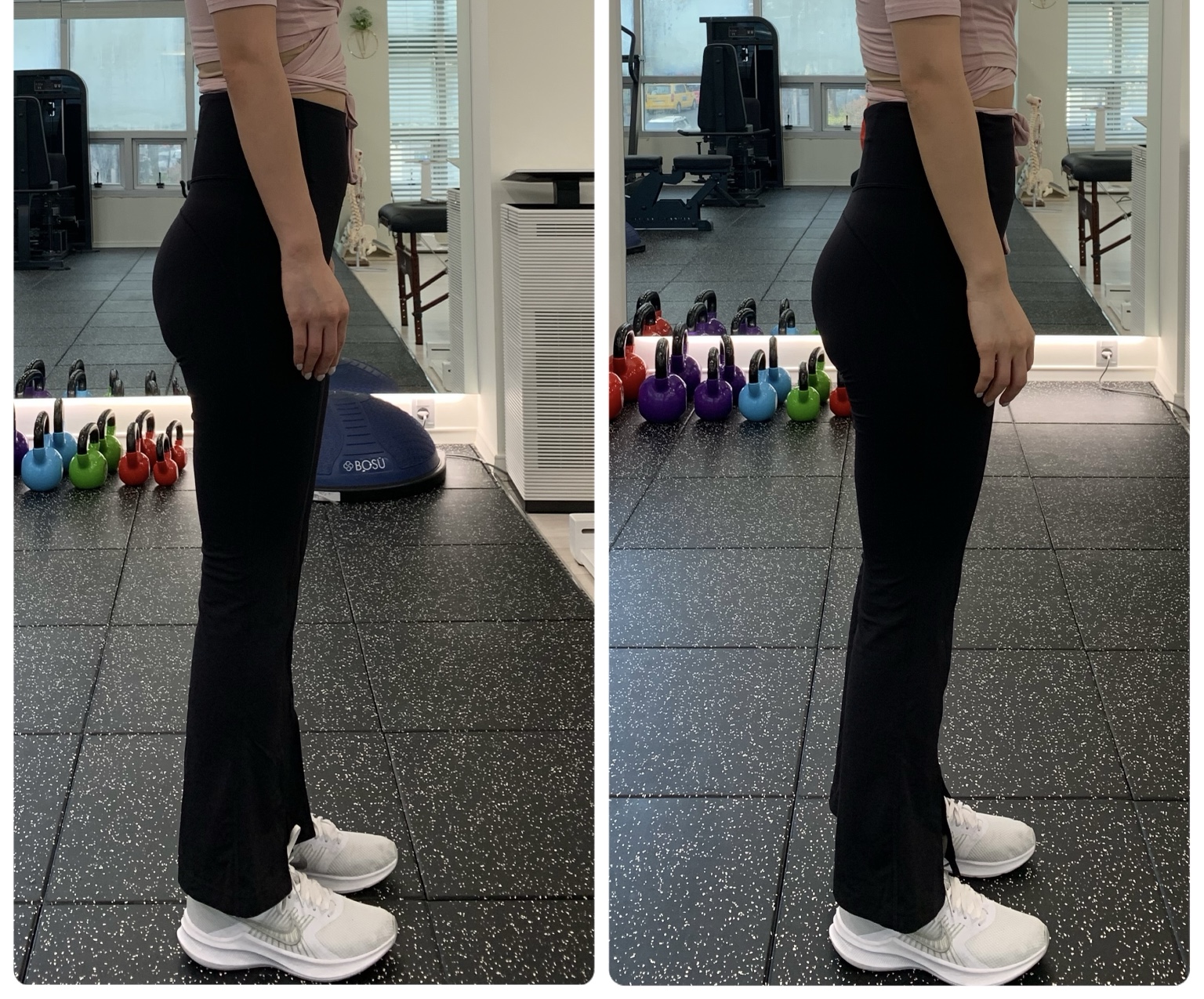 운동 전후 비교 사진